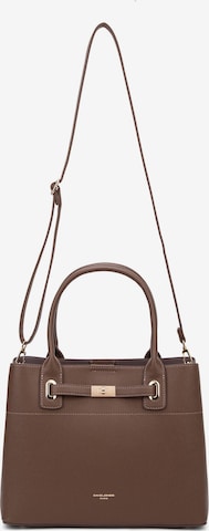 Borsa a mano di David Jones in marrone: frontale