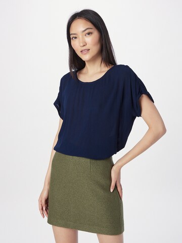 Tranquillo Bluse i blå: forside