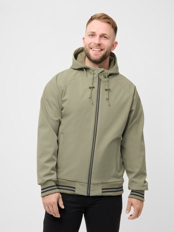 Derbe Performance Jacket 'Helgoby' in Green: front