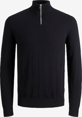 JACK & JONES Sweater 'JJEEmil' in Black: front