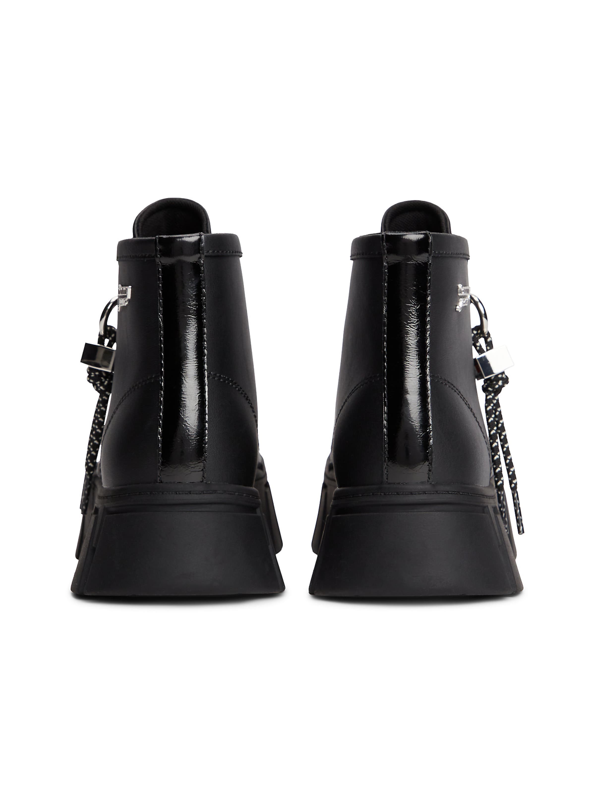 Tommy Jeans Lace-up bootie in Black
