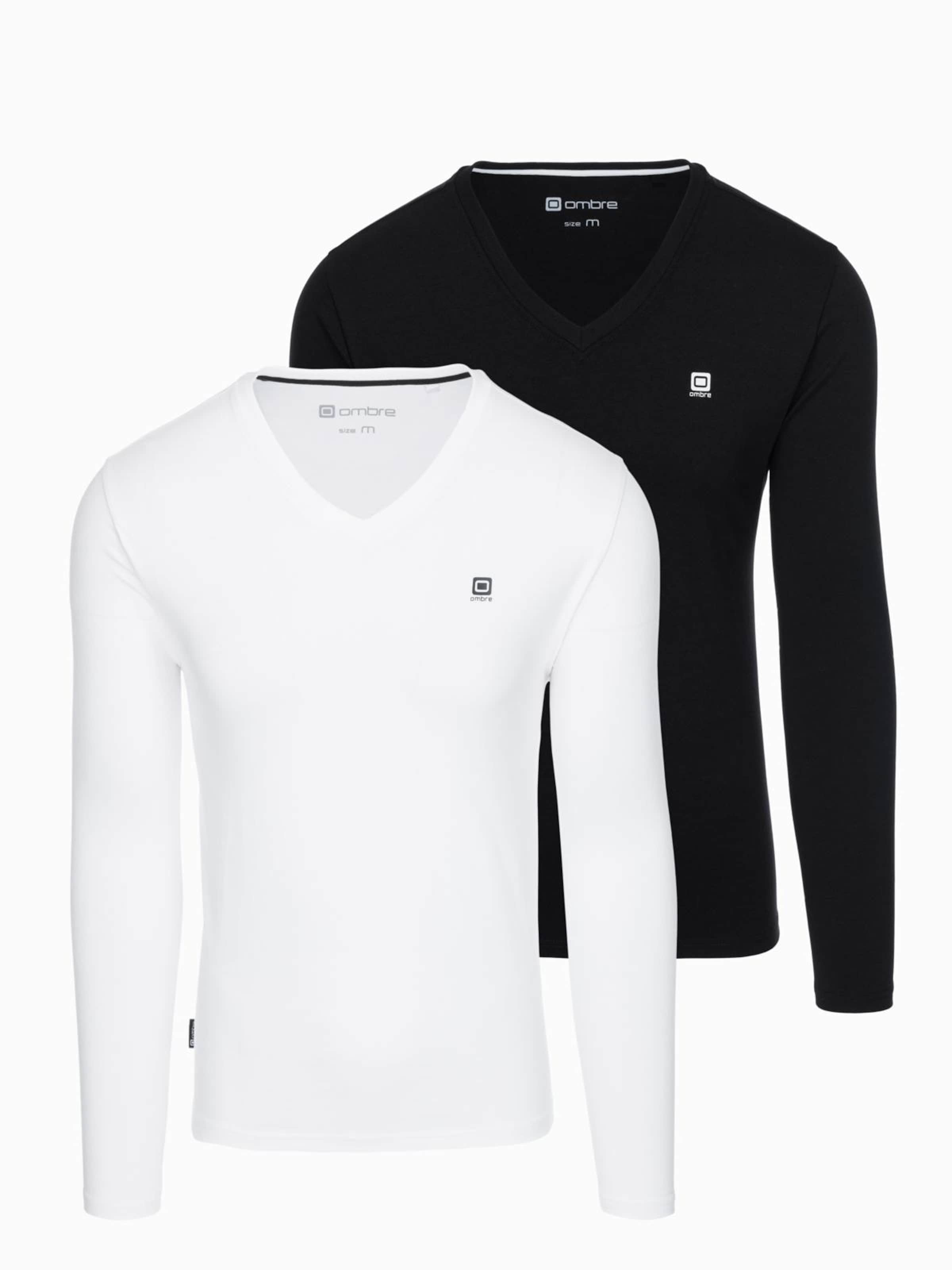 Ombre Shirt in Black: front