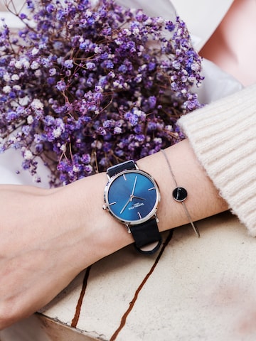 Orologio analogico 'The Primrose' di Victoria Hyde in blu: frontale