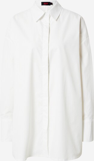 Misspap Blūžkleita 'Poplin Ruched Open Back Shirt Dress', krāsa - balts, Preces skats