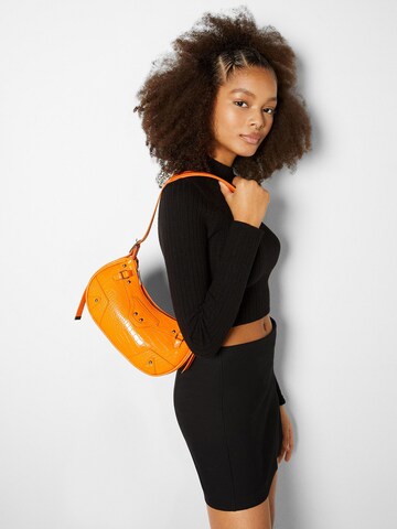 Bershka Shoulder bag in Orange