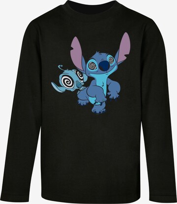 ABSOLUTE CULT Shirt 'Lilo And Stitch - Hypnotized' in Black: front
