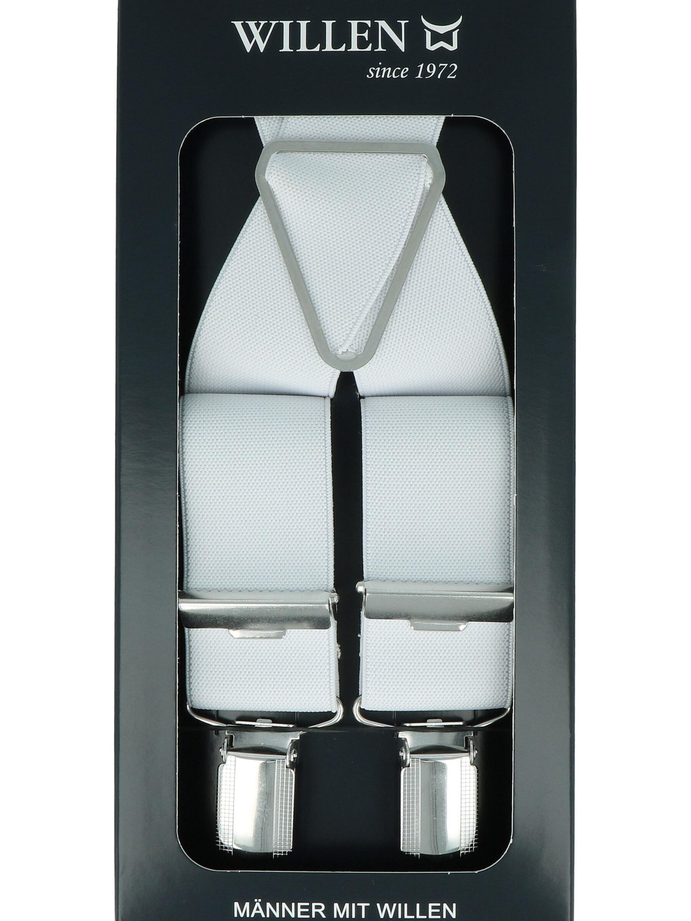 WILLEN Suspenders 'Uni' in White
