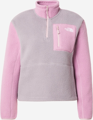 THE NORTH FACE Sweter sportowy 'YUMIORI' w kolorze fioletowy: przód