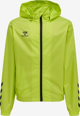 Hummel Sportjas in Groen: voorkant