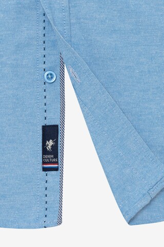 DENIM CULTURE Regular fit Button Up Shirt 'Aubrey' in Blue