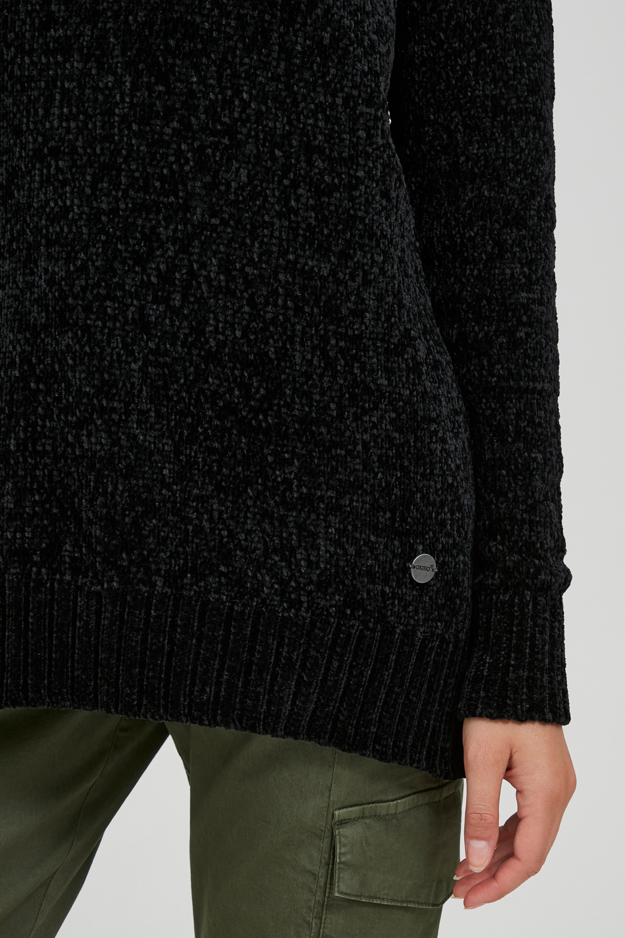 Frauen Pullover & Strick Oxmo Pullover 'Elvina' in Schwarz - MK15256 Frauen Pullover & Strick Oxmo Pullover 'Elvina' in Schwarz - MK15256
