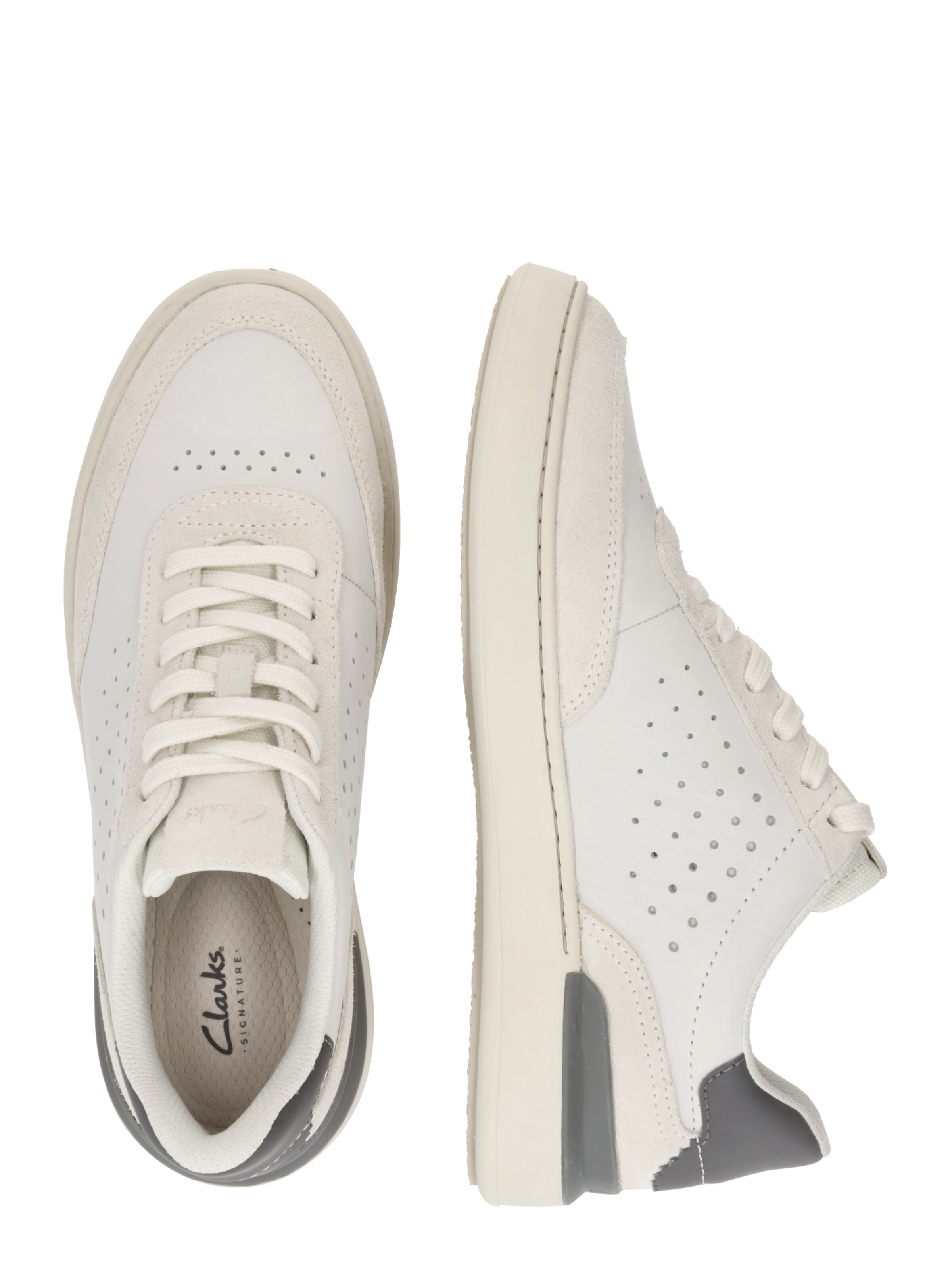 CLARKS Platform trainers 'Courtlite Run' in White