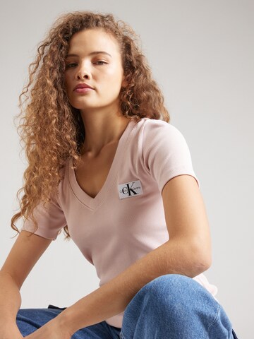 Calvin Klein Jeans Tričko - ružová