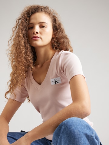 Maglietta di Calvin Klein Jeans in rosa