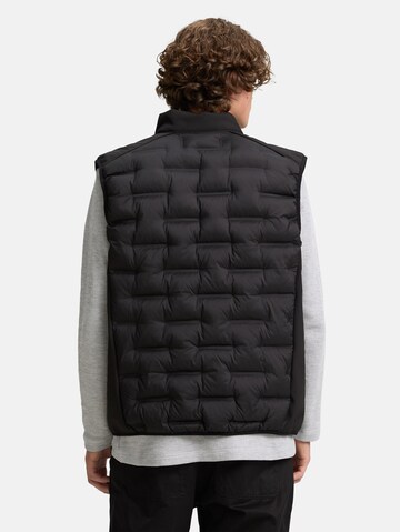 TOM TAILOR DENIM Vest in Black