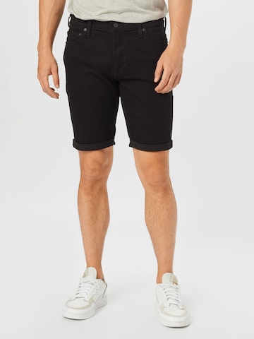 HOLLISTER Slimfit Kalhoty – černá: přední strana