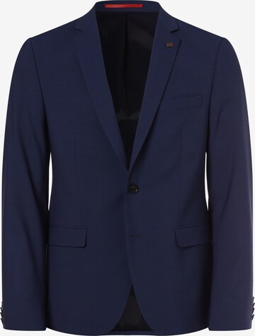 Coupe slim Veste de costume ' FHL Brixdon ' Finshley & Harding London en bleu : devant