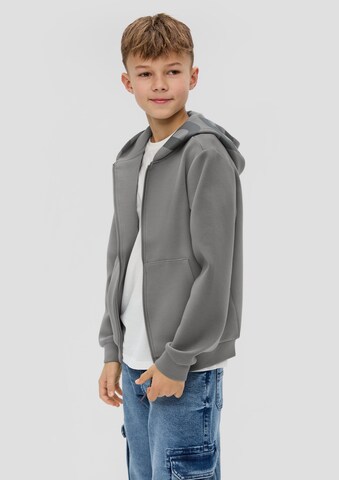 s.Oliver Sweatjacke in Grau: Vorderseite