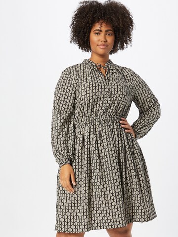 Robe 'Tessy' ABOUT YOU Curvy en noir : devant