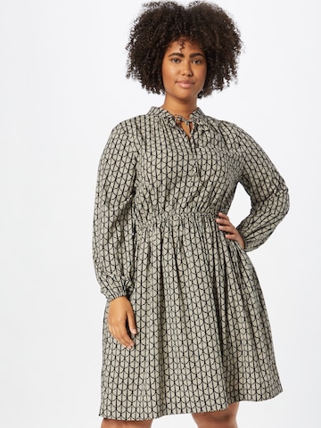 Robe 'Tessy' ABOUT YOU Curvy en noir : devant