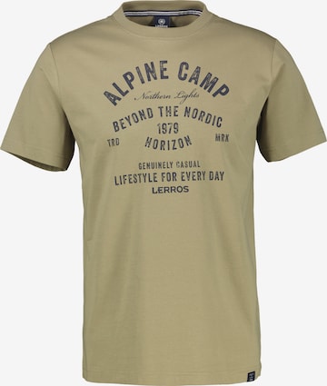 LERROS Shirt in Groen: voorkant