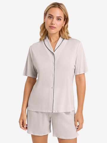 Hanro Pyjama 'Natural Comfort' in Beige