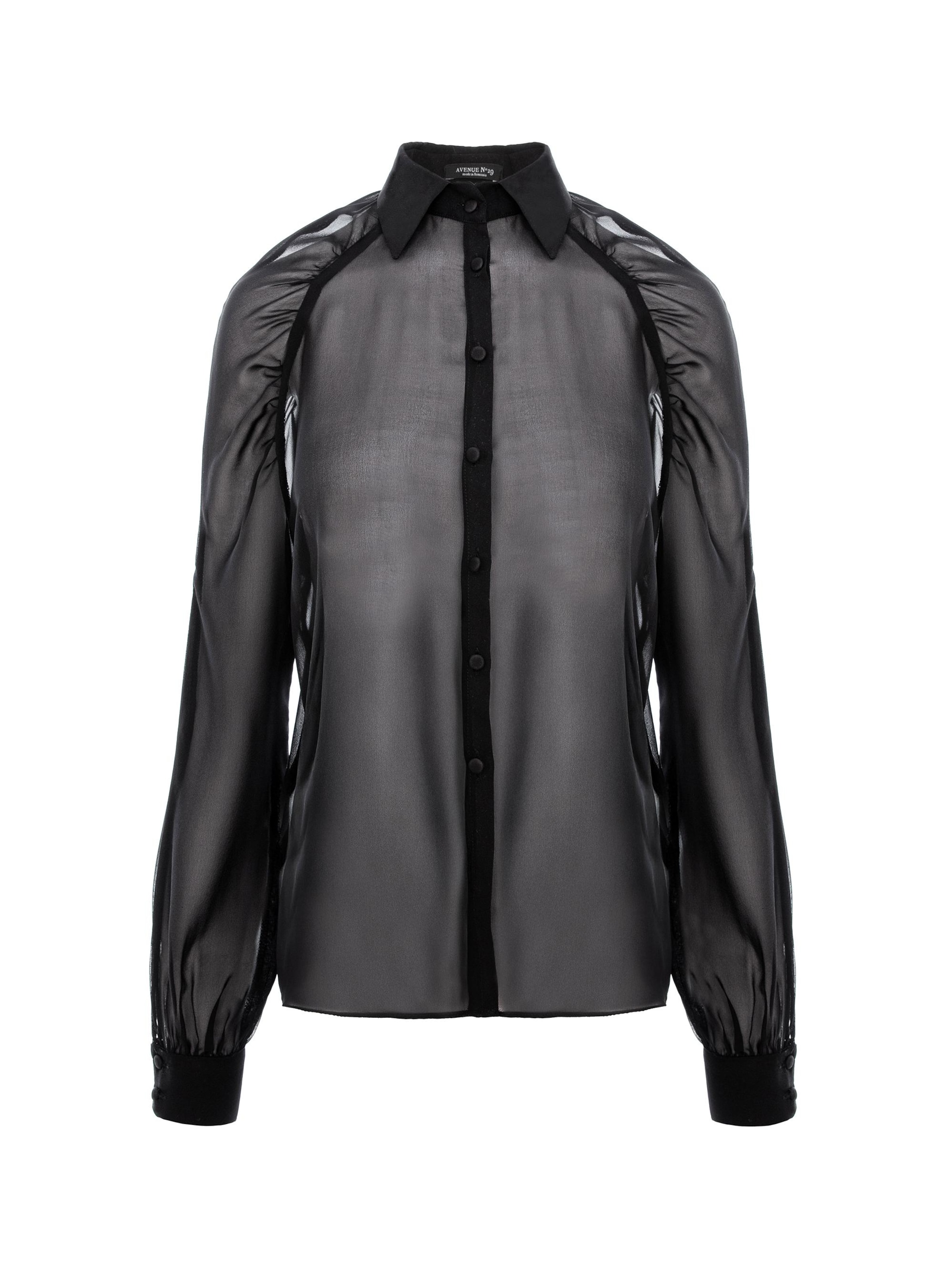 AVENUE N°29 - Camiseta en negro: frente