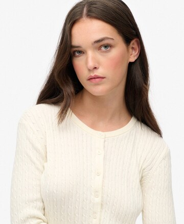 Cardigan Superdry en blanc