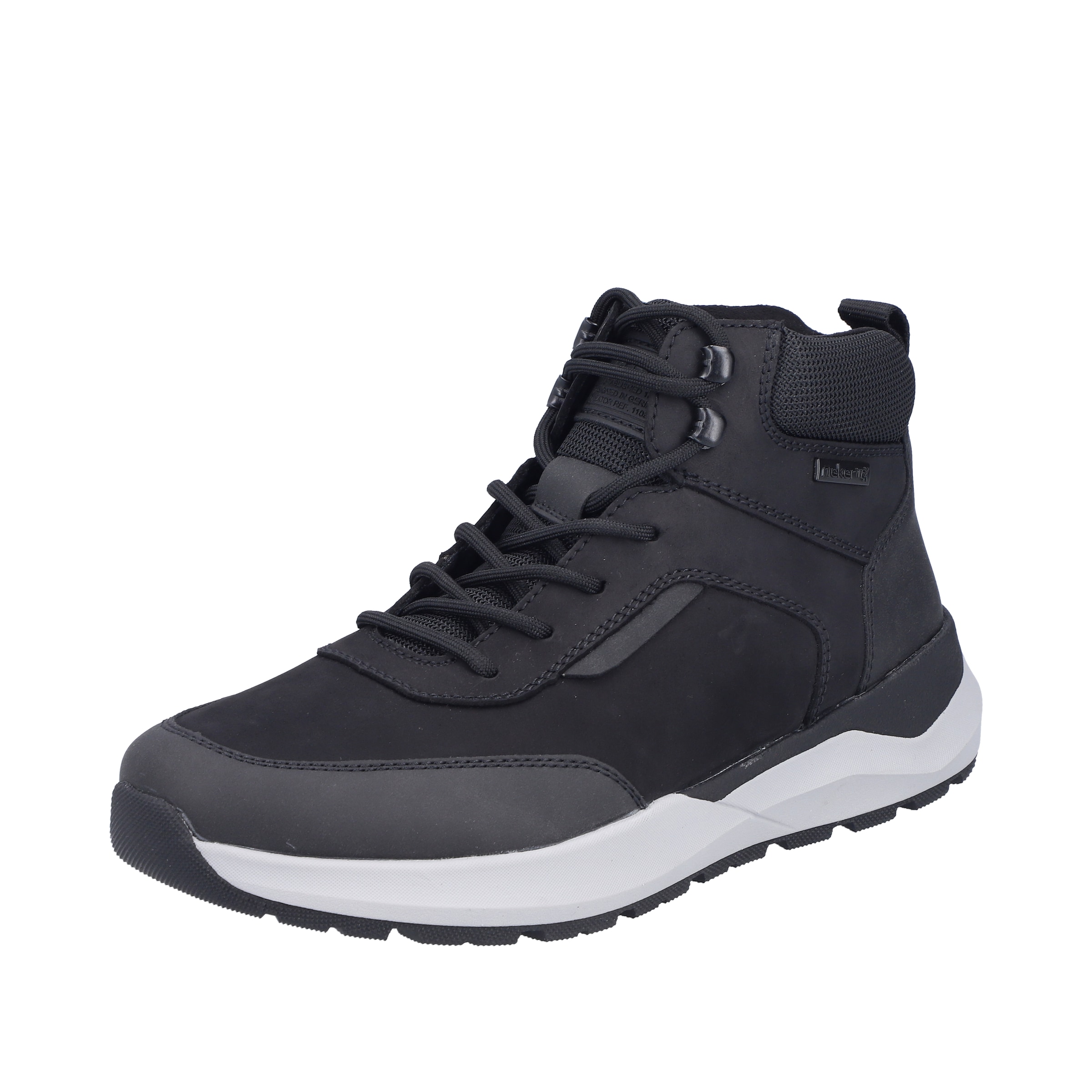 Rieker Schnürstiefel in Schwarz: Vorderseite