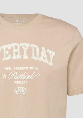 s.Oliver Shirt in Beige
