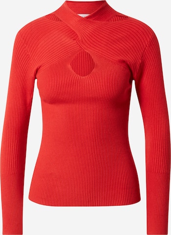 Pullover di Warehouse in rosso: frontale