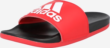 Claquettes / Tongs 'Adilette' ADIDAS SPORTSWEAR en rouge : devant