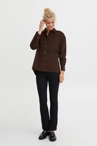 Camicia da donna 'DINIA' di b.young in marrone