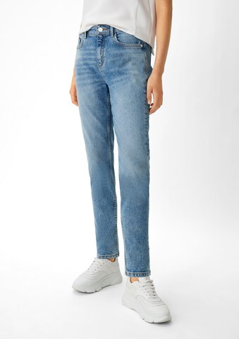 comma casual identity Skinny Jeans in Blauw: voorkant