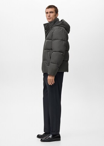 MANGO MAN Winter Jacket 'Ford' in Grey