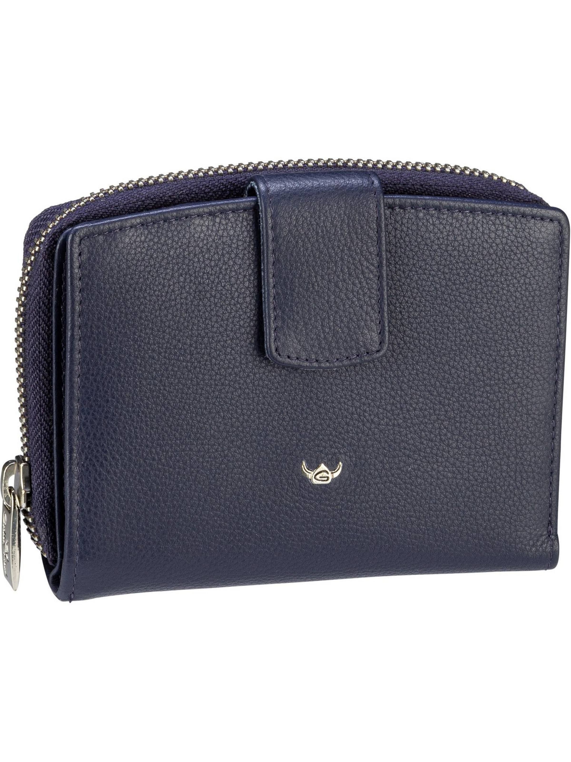 GOLDEN HEAD Portemonnee 'Madrid' in Blauw: voorkant