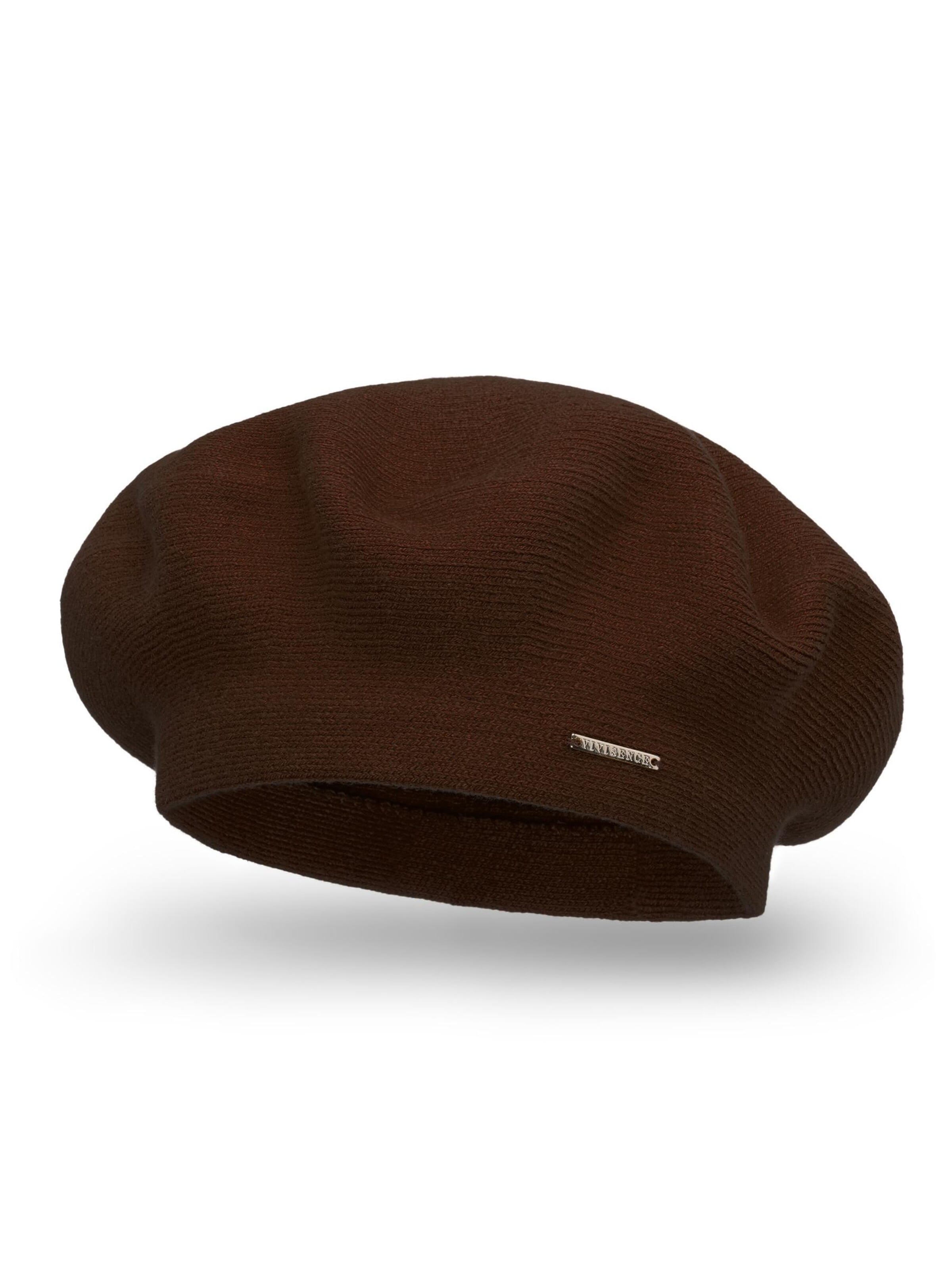 Vivisence Beanie in Brown: front