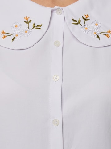 Camicia da donna di Hiccup in bianco