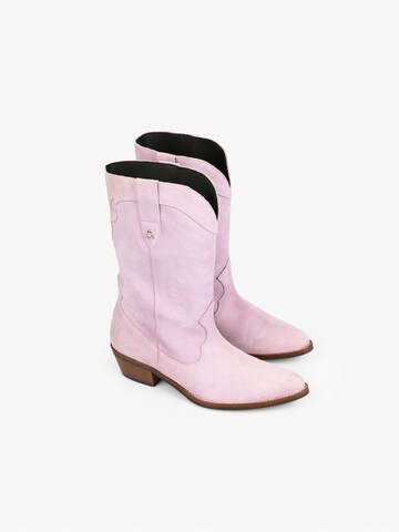 Scalpers Cowboystiefel 'Isa' in Pink