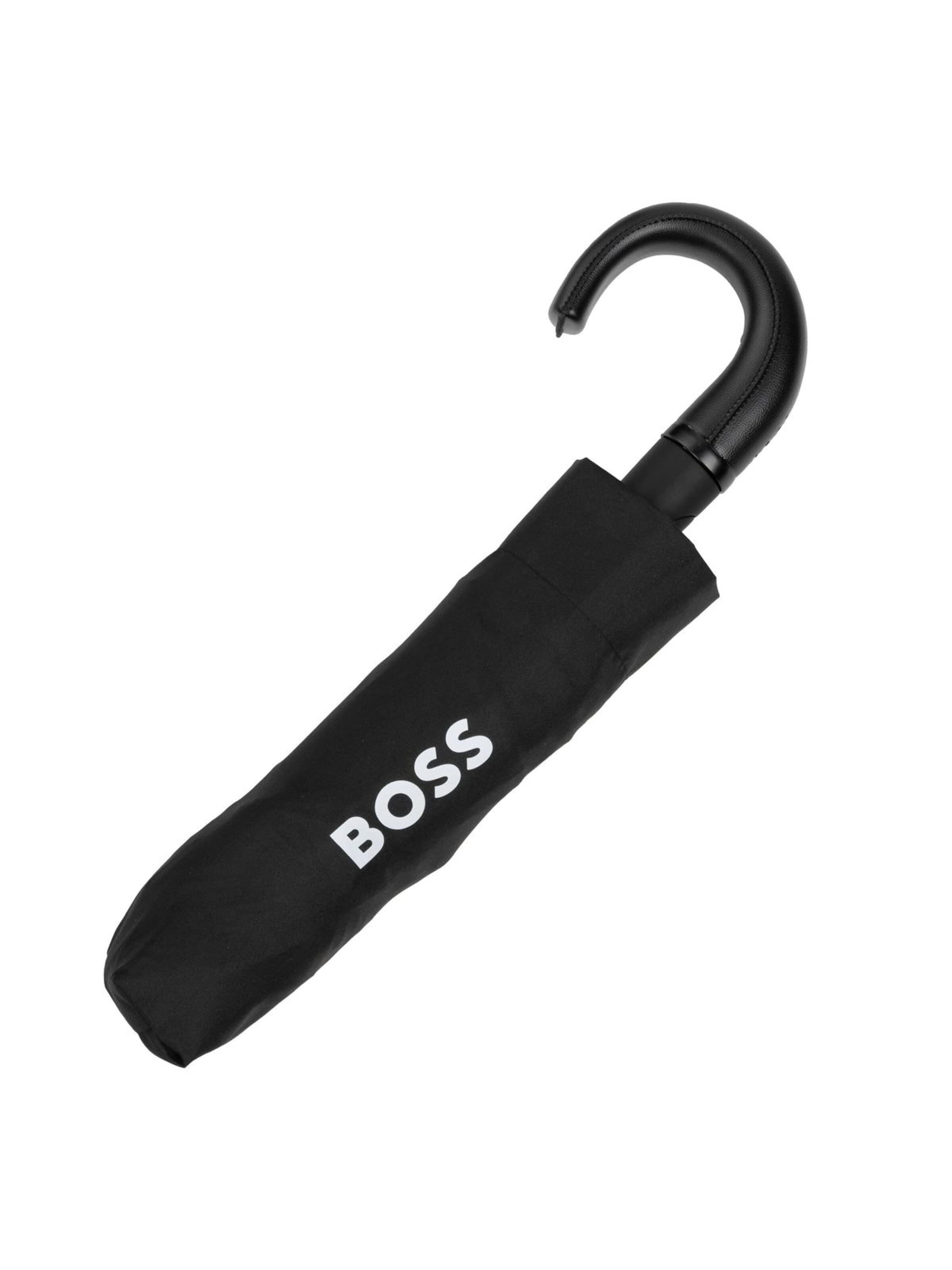 Parapluie 'Pocket umbrella Iconic Black' BOSS en noir