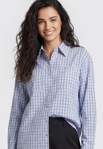usha BLACK LABEL Blouse in Blue