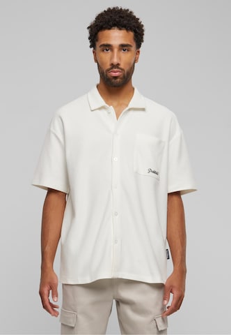 Prohibited Comfort fit Koszula w kolorze biały: przód