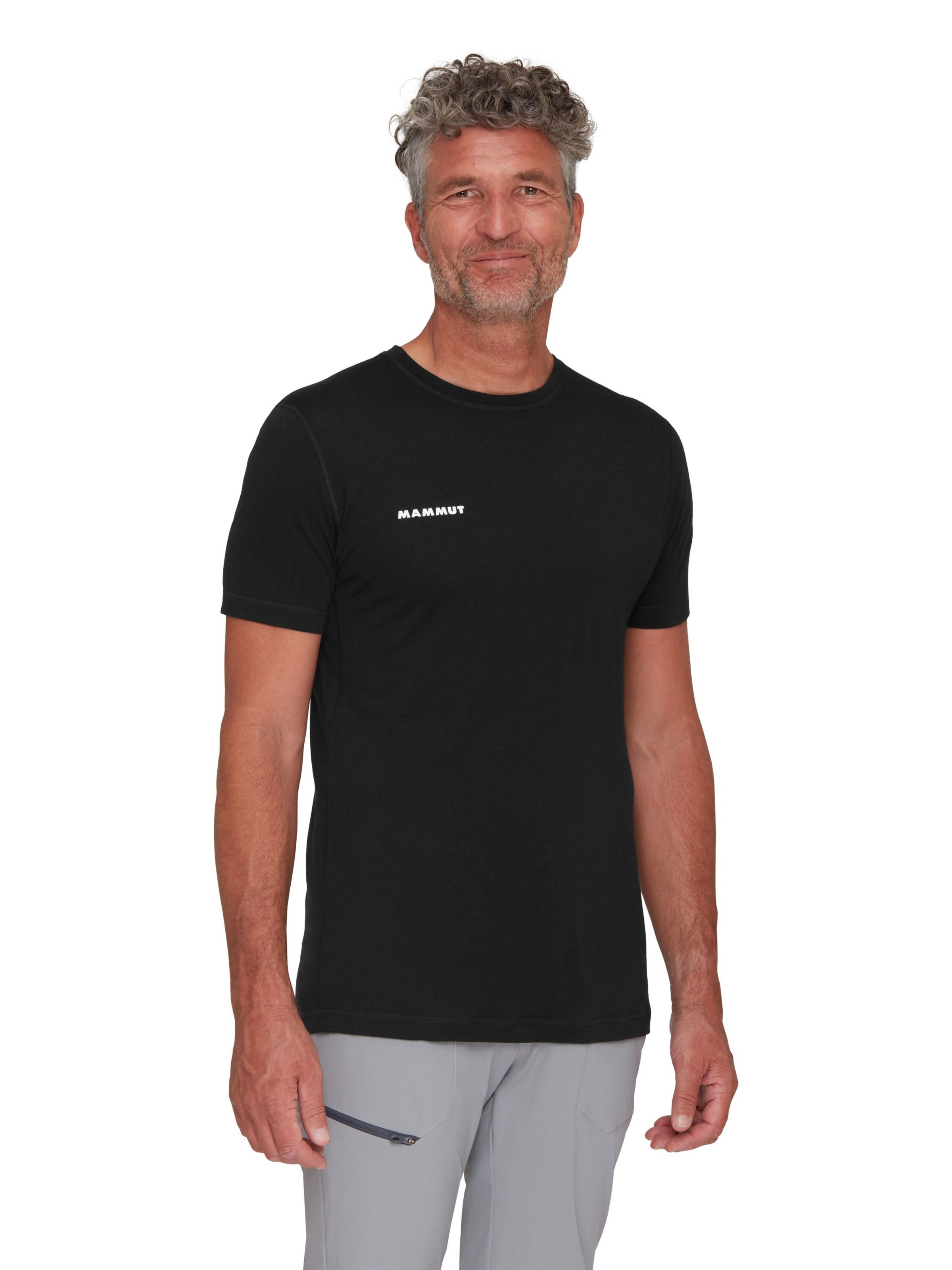 MAMMUT Performance Shirt 'Tree' in Black: front
