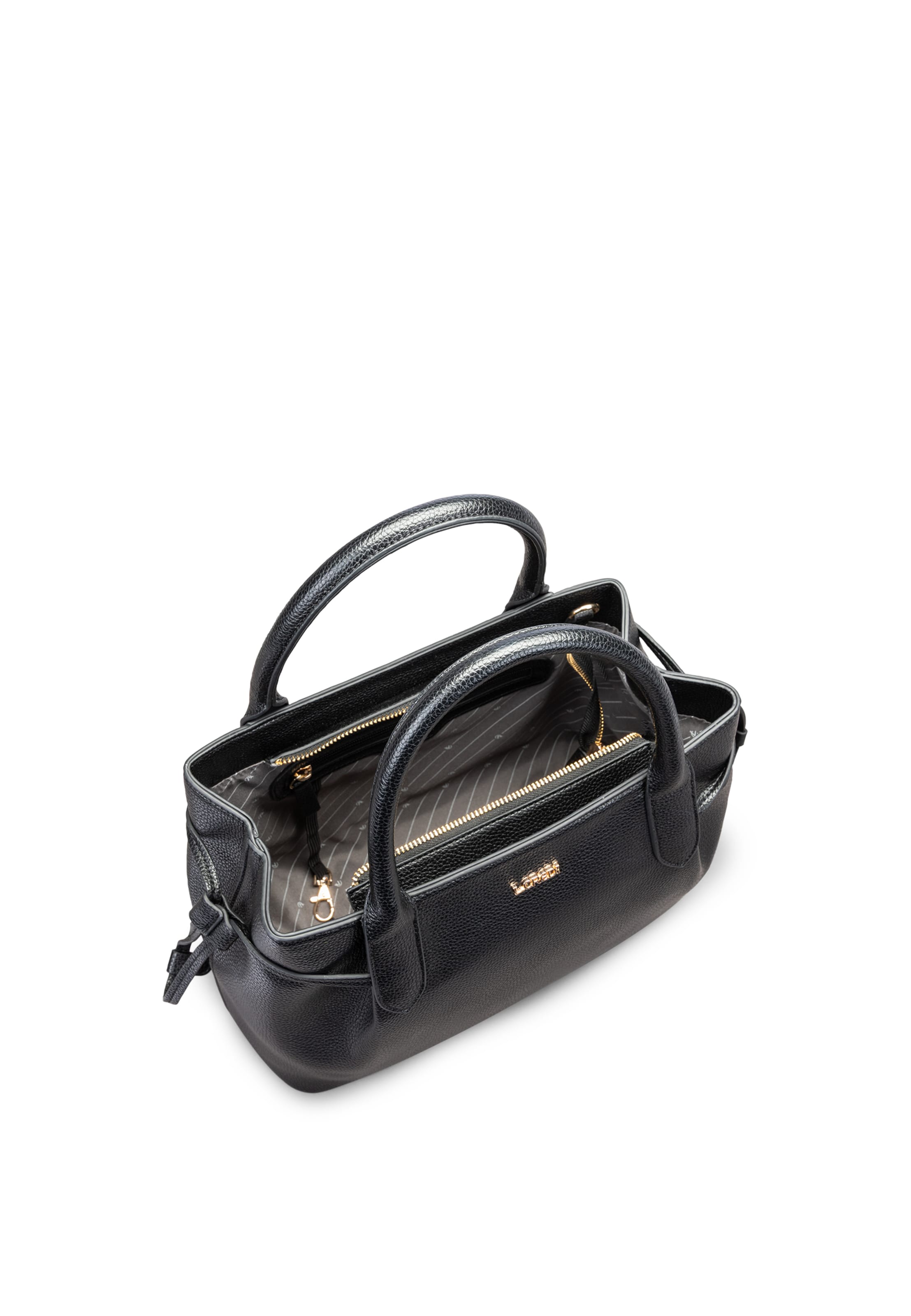 Borsa a mano 'Sapphira' di L.CREDI in nero