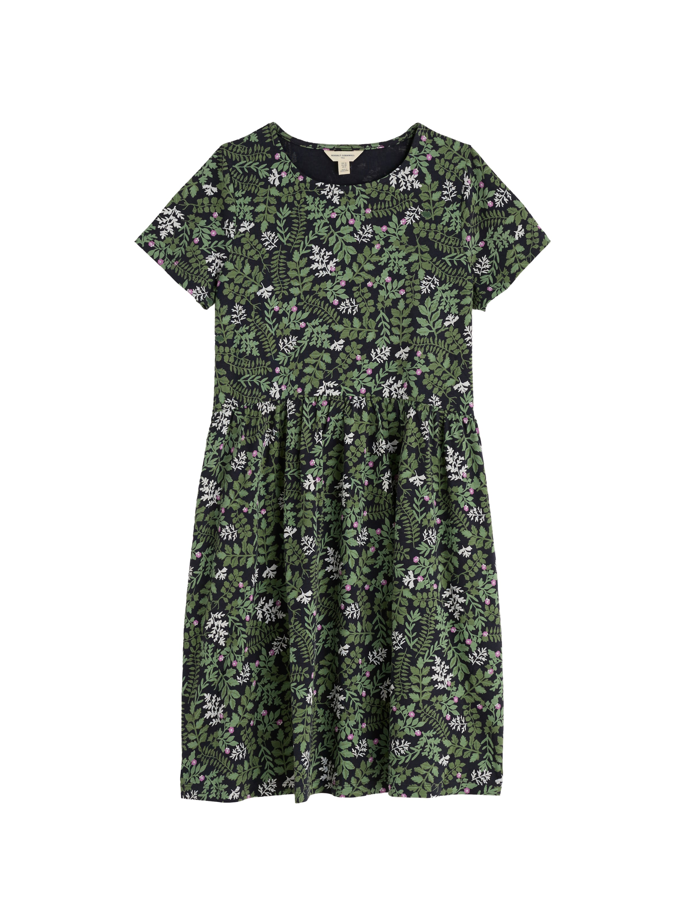 Seasalt Cornwall Kleid 'Carleon Cove' in Grün: Vorderseite