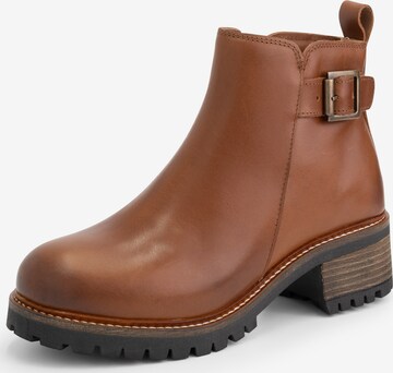 Bottines 'Myrtia' Mysa en marron : devant