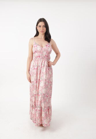 Elara Kjole i pink: forside