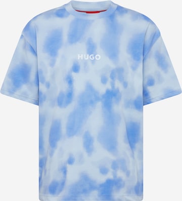 HUGO Red Shirt 'Dielo' in Blauw: voorkant