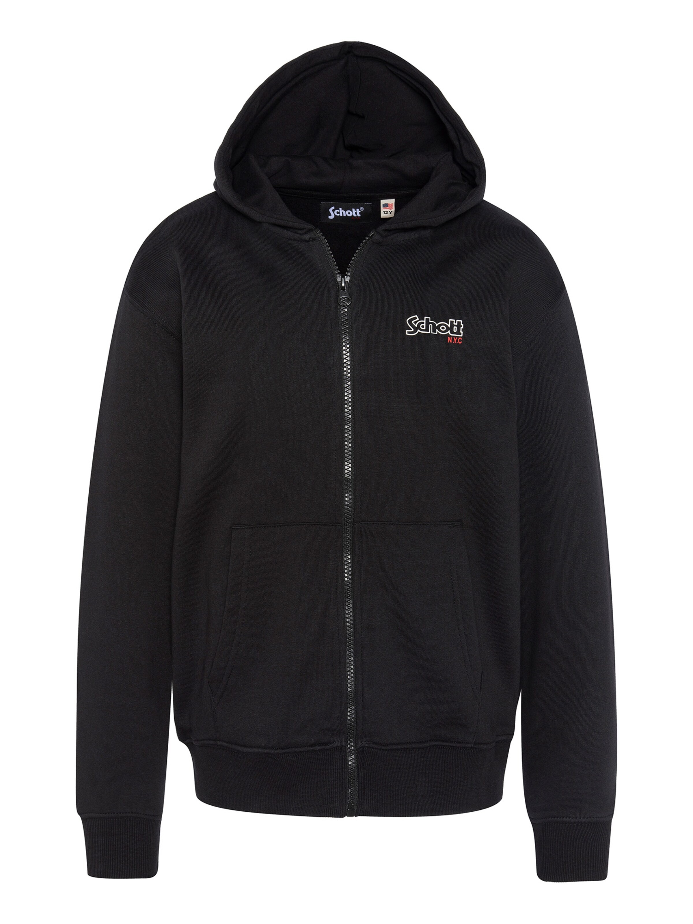 Schott NYC Sweatshirt in Black