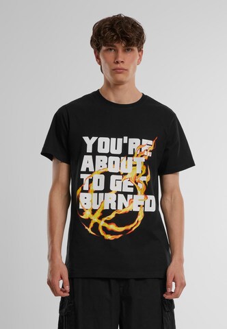 MT Men Shirt in Black: front
